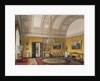 Interiors of the Winter Palace. The First Reserved Apartment. The Yellow Salon of Grand Princess Maria Nikolayevna, 1866 by Eduard Hau