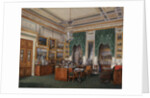 Interiors of the Winter Palace. The Study of Emperor Alexander II, 1857 by Eduard Hau