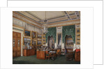 Interiors of the Winter Palace. The Study of Emperor Alexander II, 1857 by Eduard Hau