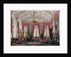 Interiors of the Winter Palace. The Raspberry Study of Empress Maria Alexandrovna, 1860s by Eduard Hau