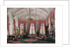 Interiors of the Winter Palace. The Raspberry Study of Empress Maria Alexandrovna, 1860s by Eduard Hau
