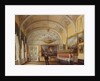 Interiors of the Winter Palace. The Guardroom, 1864 by Eduard Hau