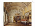 Interiors of the Winter Palace. The Guardroom, 1864 by Eduard Hau