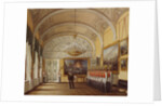 Interiors of the Winter Palace. The Guardroom, 1864 by Eduard Hau