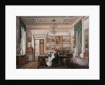 Interiors of the Winter Palace. The Study of Emperor Alexander II, 1850s by Eduard Hau