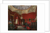 Interiors of the Winter Palace. The Study of Empress Alexandra Fyodorovna, Mid of the 19th cen by Eduard Hau