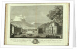 View of the Fontanka River from the Grotto (Book to the 50th anniversary of the founding of St. Petersburg), 1753 by Grigory Anikeevich Kachalov