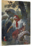 Baba Yaga, 1889 by Nikolai Nikolayevich Karasin