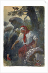 Baba Yaga, 1889 by Nikolai Nikolayevich Karasin