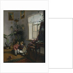 In the room. Young boys looking at book, 1854 by Ivan Phomich Khrutsky