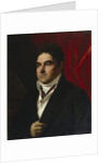 Portrait of Vasily Semyonovich Khvostov, 1814 by Orest Adamovich Kiprensky