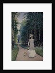 Walk. Portrait of Countess Leokadia Shirinskaya-Shikhmatova, 1894 by Alexei Danilovich Kivshenko