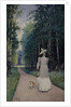 Walk. Portrait of Countess Leokadia Shirinskaya-Shikhmatova, 1894 by Alexei Danilovich Kivshenko