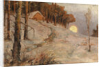 Winter Forest In A Rays Of Evening Sun, 1902 by Juli Julievich von Klever