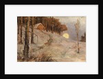 Winter Forest In A Rays Of Evening Sun, 1902 by Juli Julievich von Klever