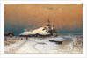 Winter Sunset, 1887 by Juli Julievich von Klever