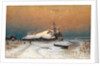 Winter Sunset, 1887 by Juli Julievich von Klever