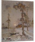 Winter Sunset, 1900 by Juli Julievich von Klever