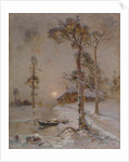 Winter Sunset, 1900 by Juli Julievich von Klever