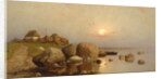 A fishing village, 1892 by Juli Julievich von Klever
