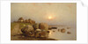 A fishing village, 1892 by Juli Julievich von Klever
