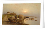 A fishing village, 1892 by Juli Julievich von Klever