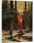 Snow in Forest, 1885 by Juli Julievich von Klever
