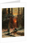 Snow in Forest, 1885 by Juli Julievich von Klever