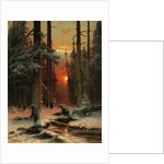 Snow in Forest, 1885 by Juli Julievich von Klever