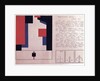 Suprematist ballet (Design), 1920 by Nina Iosifovna Kogan