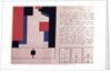 Suprematist ballet (Design), 1920 by Nina Iosifovna Kogan