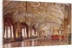 Interiors of the Winter Palace. The Gold Drawing-Room, Mid of the 19th cen by Alexander Chrisophorovich Kolb