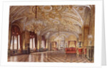 Interiors of the Winter Palace. The Gold Drawing-Room, Mid of the 19th cen by Alexander Chrisophorovich Kolb