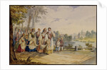 Russian peasant girls with Festival Dress, 1845 by Karl Ivanovich Kolmann