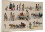 Folk Types of Russia, 1845 by Karl Ivanovich Kolmann