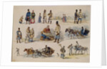 Folk Types of Russia, 1845 by Karl Ivanovich Kolmann