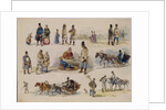 Folk Types of Russia, 1845 by Karl Ivanovich Kolmann