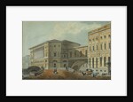View of the Palace Embankment in St. Petersburg, First quarter of 19th cen by Karl Ivanovich Kolmann