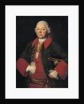 Portrait of Count Ivan Terentyevich Meshchersky, 1756 by Mina Lukich Kolokolnikov