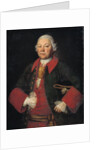 Portrait of Count Ivan Terentyevich Meshchersky, 1756 by Mina Lukich Kolokolnikov