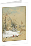Design for New Year Card, 1896 by Nikolai Konstantinovich Konstantinov