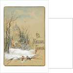 Design for New Year Card, 1896 by Nikolai Konstantinovich Konstantinov