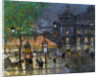 Place de l'OpÃ©ra, Paris by Alexeyevich Konstantin Korovin