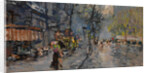 A Street in Paris, 1918 by Konstantin Alexeyevich Korovin