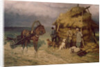 Hunters caught in a storm by Pavel Osipovich Kovalevsky