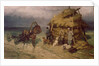 Hunters caught in a storm by Pavel Osipovich Kovalevsky