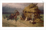Hunters caught in a storm by Pavel Osipovich Kovalevsky