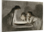 Christmas Eve fortune telling, 1870s by Ivan Nikolayevich Kramskoi