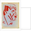 Portrait of Filippo Tommaso Marinetti (1876?1944), 1914 by Nikolai Ivanovich Kulbin