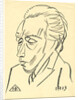 Portrait of the Poet Velimir Khlebnikov, 1913 by Nikolai Ivanovich Kulbin
